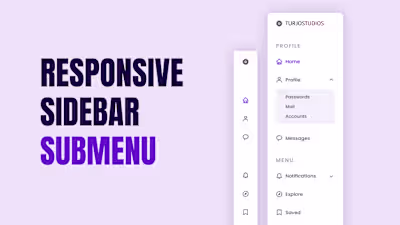 Sidebar Or Navigation Or Nav Bar #03