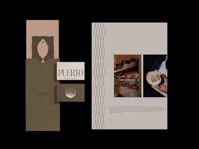 Puerto Cocina & Bar Brand Development
