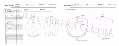Technical Package and Surface Pattern designs for Apparel brand