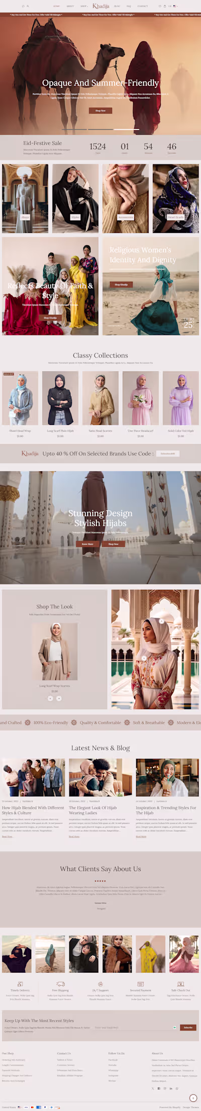 Shopify Women Fashion Store