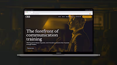 OR8 Brand and Website Development