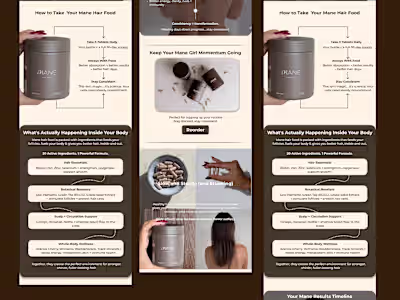 Post purchase email for  Mane Hair Food