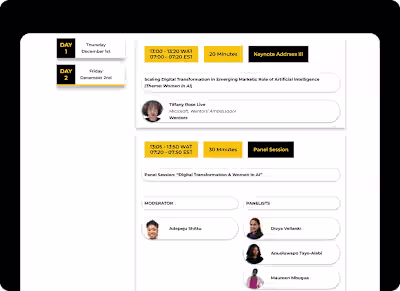 FAI Summit - Webflow CMS site