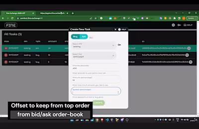 A SaaS for automatic market making