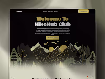 HIKEHUB Website Template
