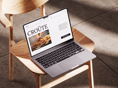 modern website design for a