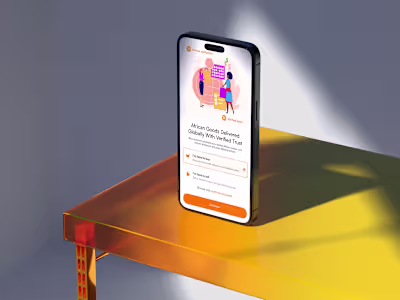 Afritana Mobile App and Admin Portal Design