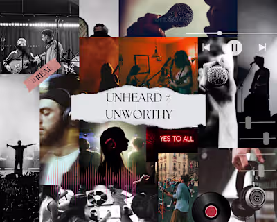 Unheard: Underground Music Platform Branding