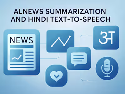 News Summarization & Hindi TTS Application
