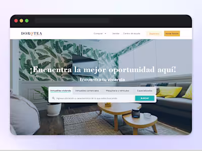 Web Responsive App Design | Dorotea -Real State 