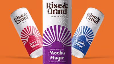 Rise & Grind Coffee Co. - Iced Coffee Product Concept