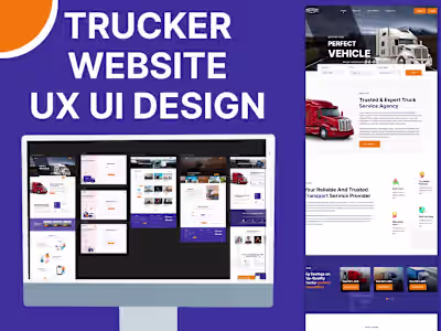 Trucker | Website UI / UX Design
