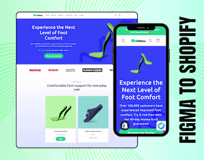 Deboulab's Homepage Figma to Shopify with GemPages