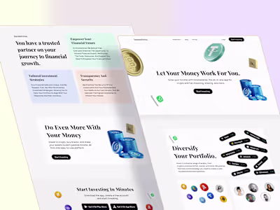 Incomeverse Investment Webpage UI Design and Development