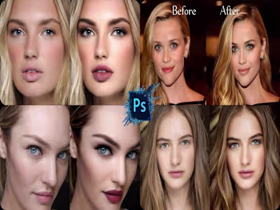 high end beauty fashion photo retouching