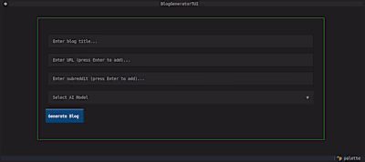 AI Blog Writer