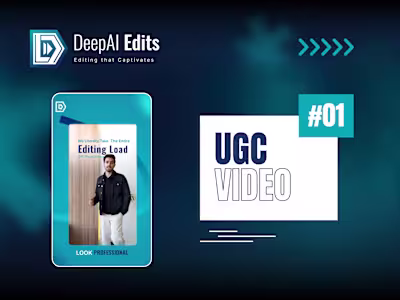 Enhance UGC Videos: Professional Editing Services by DeepAI