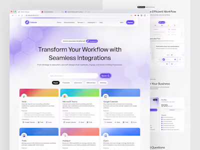 Creause - Integration Landing Page