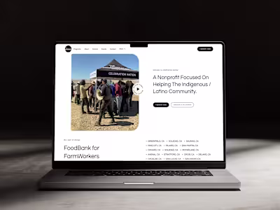 A non-profit organisation website built in Webflow. A minima...
