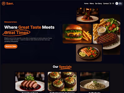 Restaurant Food Ordering site
