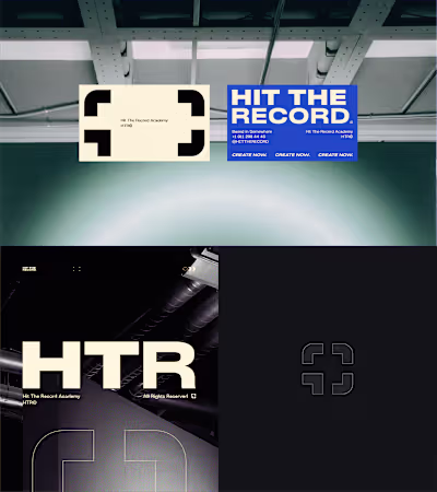 Visual identity for HTR Academy,