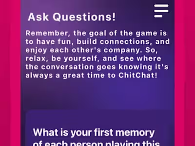 An app named Chit Chat Game on the AppStore