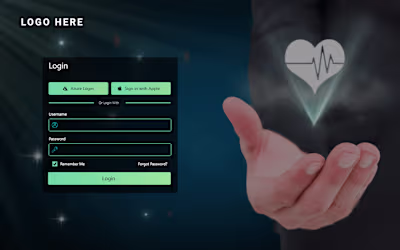Medical Login Screen