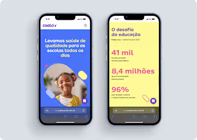 Coala Saúde - Design and Webflow Development
