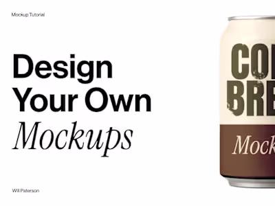 Professional Mockup Design in Adobe Photoshop