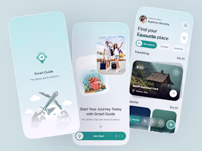 Smart Travel App Concept