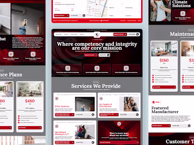 Webflow Website Redesign for Combat Climate Solutions
