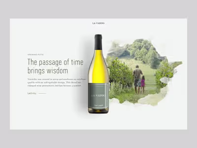 Wine E-commerce website.