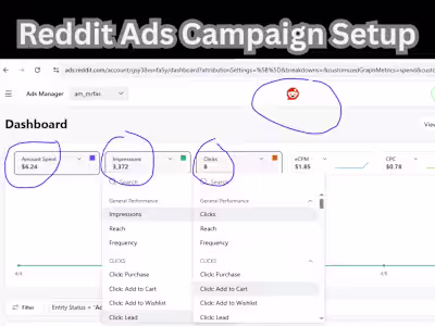 i will create ad products reddit ads campaign setup marketing