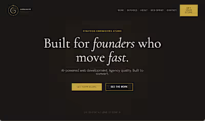 Built the official site for