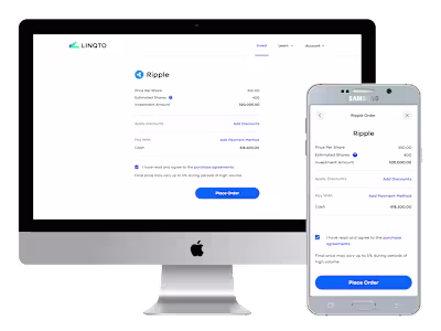 Increased Buy, Sell & Trade Transactions for fintech investing