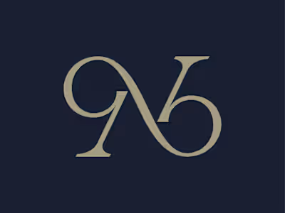 Infinity N Letter Monogram