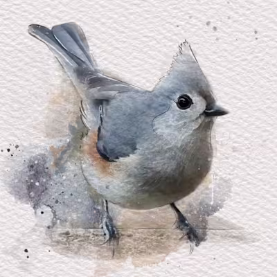 Birds - Digital Watercolor Painting:: Behance