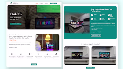 Value-driven Clean, Responsive UIUX Design & Web Dev-AIoT Device