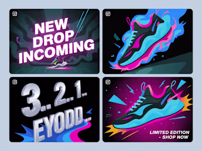 Launch Campaign for Shoe Brand