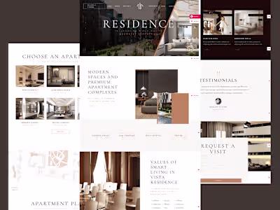 Website designed for Real Estate Company