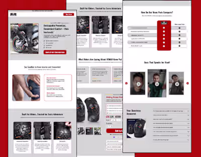 Conversion-driven Landing page designed on Figma