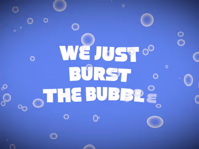 Here Comes Another Bubble music video
