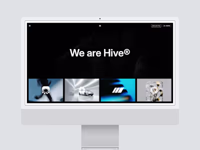 Hive –– Agency Website Template Design