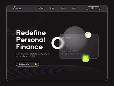 Fredom - a new one stop card in new fintech era