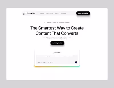 WIP🙌 AI content generator landing page