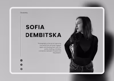 Dembitska / Photographer Portfolio