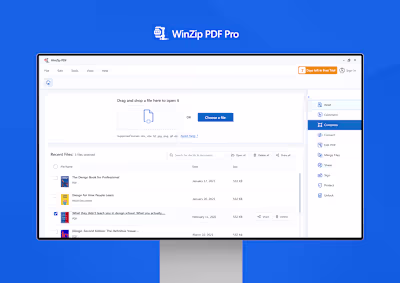 Desktop Software UI Design