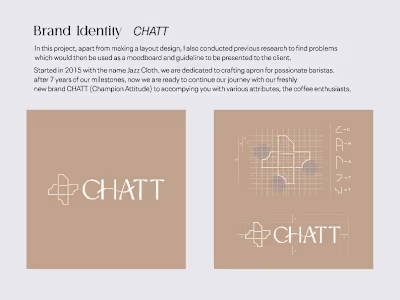 Branding Brand Coffee Industry "CHATT"
