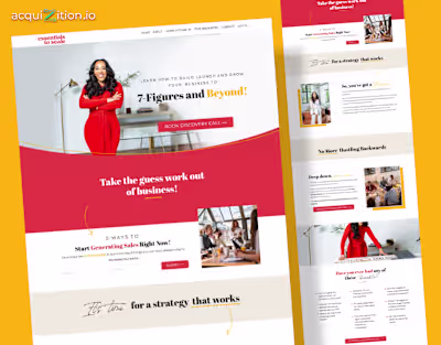 Essentials to Scale – Kajabi Website The Brief The client ne...