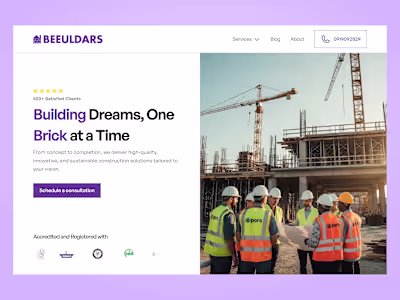Beeuldars Framer Website Design and Development